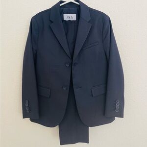 Zara Navy Suit Jacket and Pants - 7